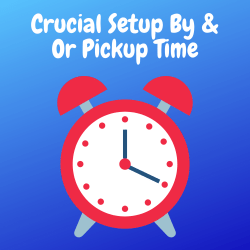 Crucial Time Pickup and Delivery Fee